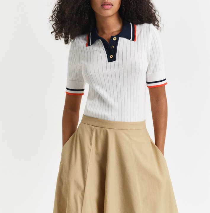 Women's Short Sleeve for Polo Shirts Polo Collared Golf Tennis Top Casual Summer Sweater